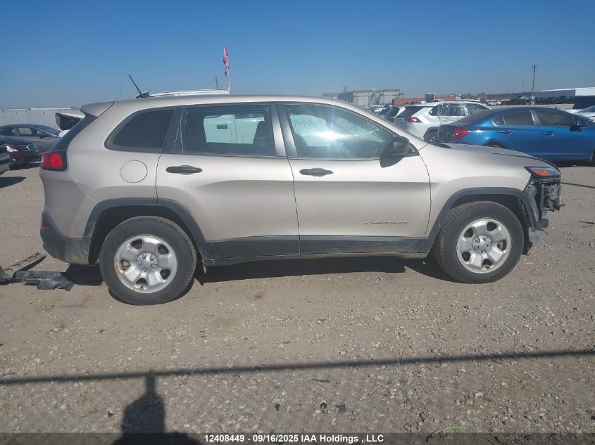 2015 Jeep Cherokee Sport VIN: 1C4PJMAS9FW664631 Lot: 12408449