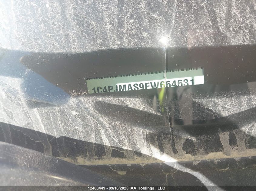 2015 Jeep Cherokee Sport VIN: 1C4PJMAS9FW664631 Lot: 12408449