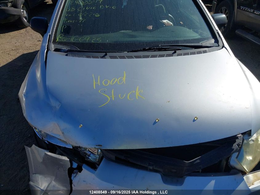 2008 Honda Civic Dx-G VIN: 2HGFA16408H002248 Lot: 12408549