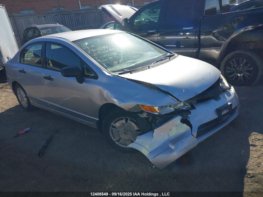 2008 Honda Civic Dx-G VIN: 2HGFA16408H002248 Lot: 12408549