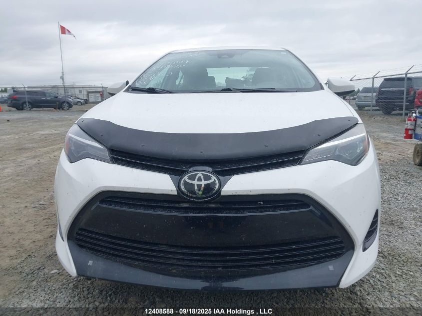 2017 Toyota Corolla Le VIN: 2T1BURHE0HC899672 Lot: 12408588