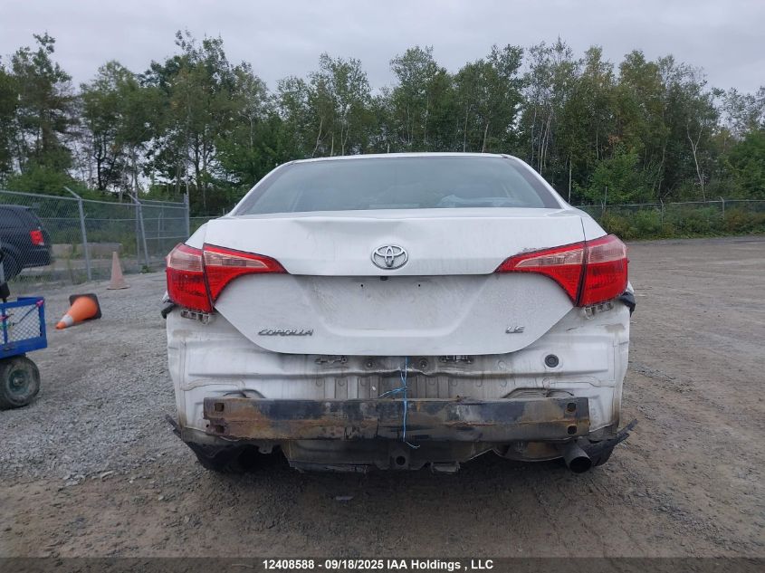 2017 Toyota Corolla Le VIN: 2T1BURHE0HC899672 Lot: 12408588