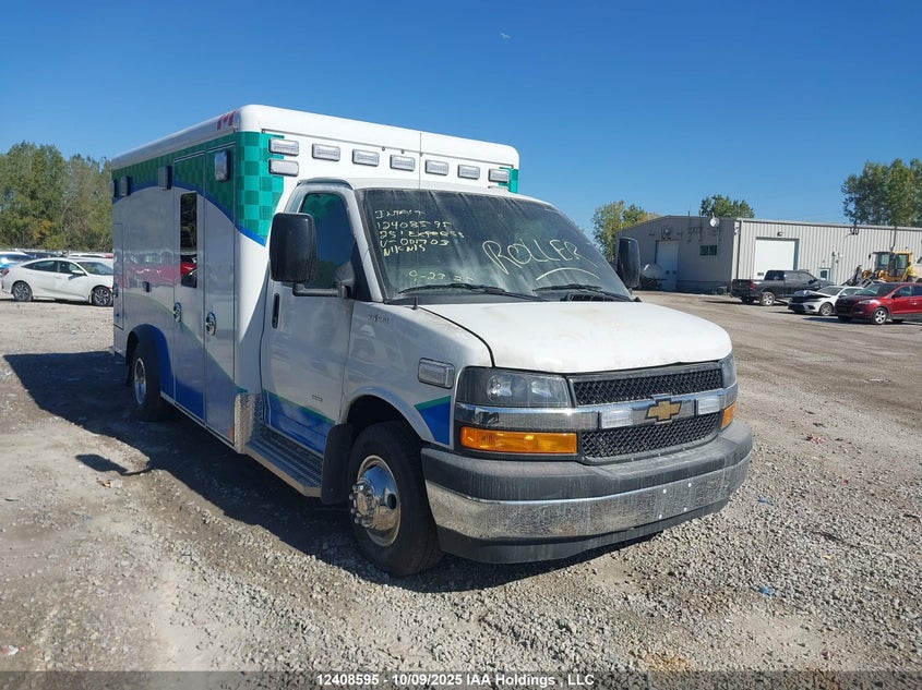 1HA3GSC76SN001703 2025 Chevrolet Express Cutaway Work Van auction photo 1