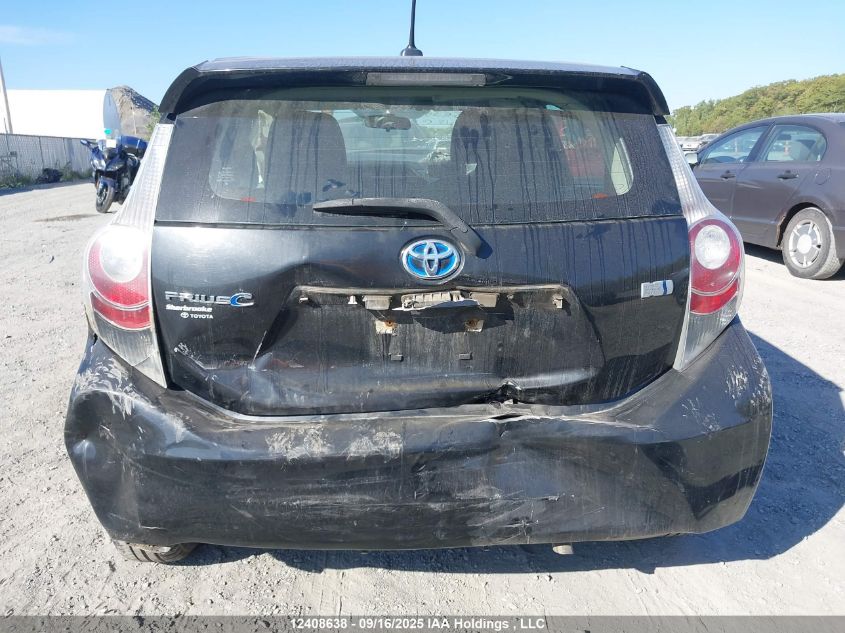 2012 Toyota Prius C VIN: JTDKDTB33C1502392 Lot: 12408638