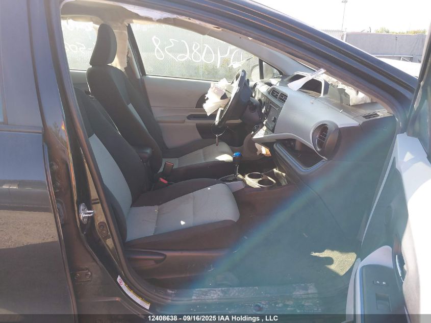 2012 Toyota Prius C VIN: JTDKDTB33C1502392 Lot: 12408638