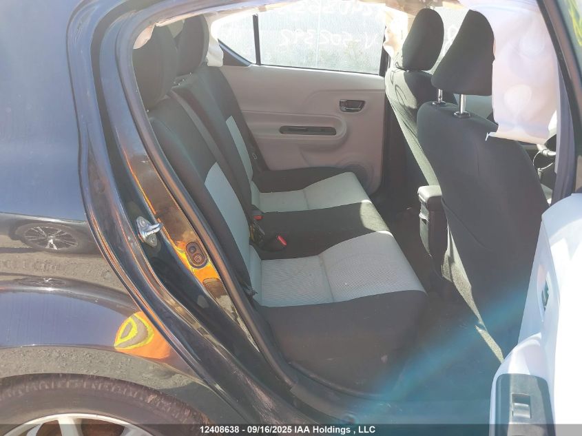 2012 Toyota Prius C VIN: JTDKDTB33C1502392 Lot: 12408638