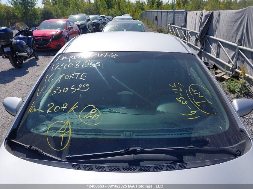 2016 Kia Forte Lx VIN: KNAFK4A66G5530529 Lot: 12408653