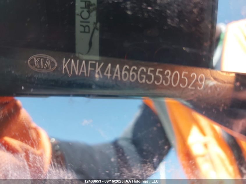 2016 Kia Forte Lx VIN: KNAFK4A66G5530529 Lot: 12408653