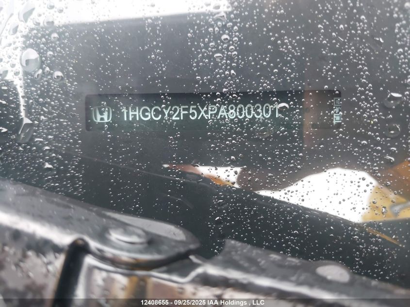 2023 Honda Accord Hybrid Sport VIN: 1HGCY2F5XPA800301 Lot: 12408655