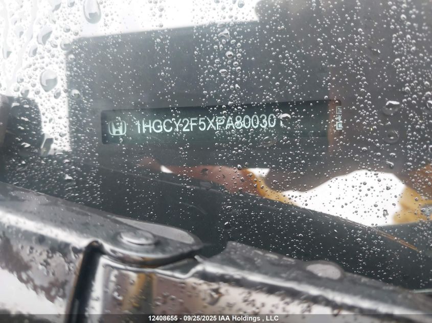 2023 Honda Accord Hybrid Sport VIN: 1HGCY2F5XPA800301 Lot: 12408655