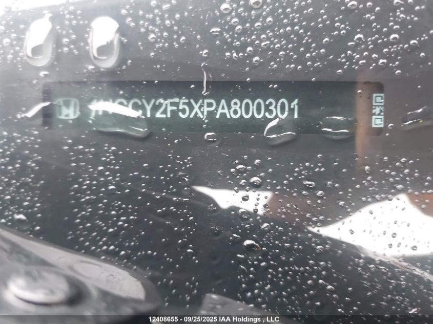 2023 Honda Accord Hybrid Sport VIN: 1HGCY2F5XPA800301 Lot: 12408655