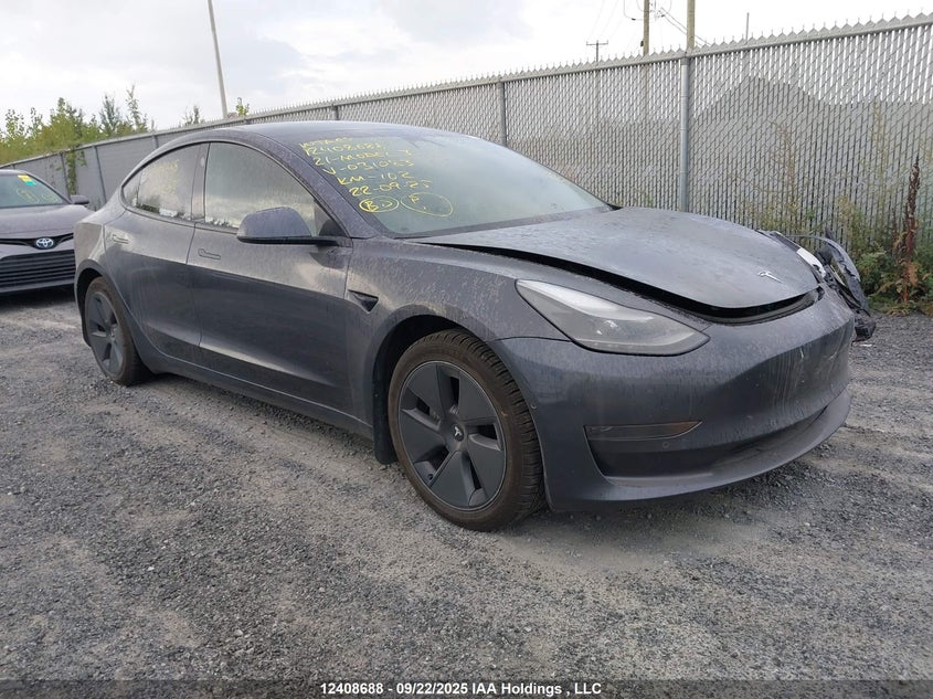 5YJ3E1EA0MF031083 2021 TESLA MODEL 3 photo no. 2