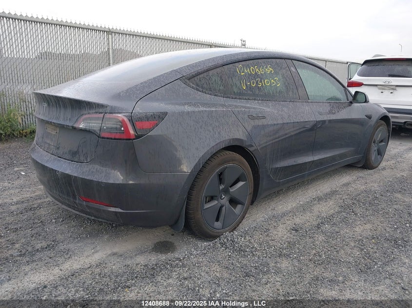5YJ3E1EA0MF031083 2021 TESLA MODEL 3 photo no. 4