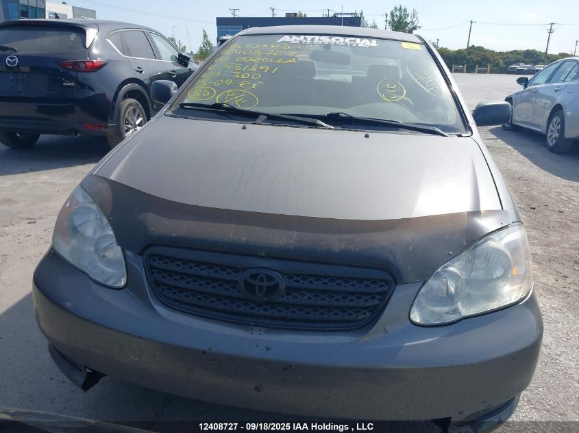 2006 Toyota Corolla Ce/Le/S VIN: 2T1BR32E56C581891 Lot: 12408727