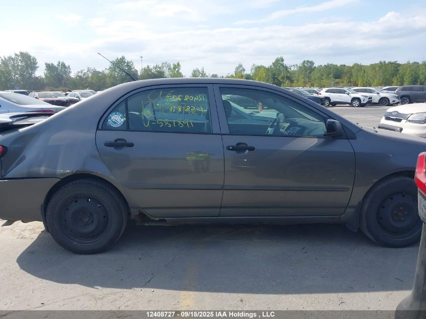 2006 Toyota Corolla Ce/Le/S VIN: 2T1BR32E56C581891 Lot: 12408727