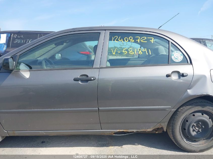 2006 Toyota Corolla Ce/Le/S VIN: 2T1BR32E56C581891 Lot: 12408727