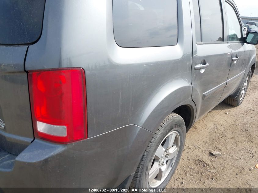 2011 Honda Pilot Ex-L VIN: 5FNYF4H53BB501669 Lot: 12408732