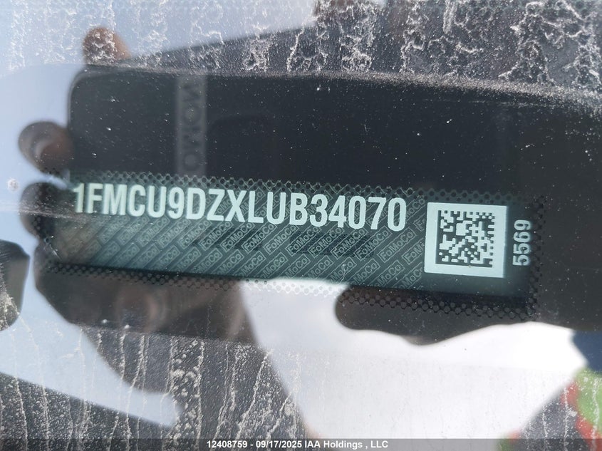 1FMCU9DZXLUB34070 2020 FORD ESCAPE photo no. 20