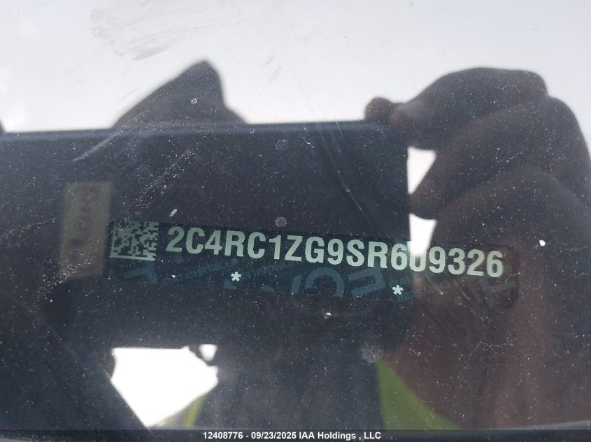 2025 Chrysler Grand Caravan Sxt VIN: 2C4RC1ZG9SR609326 Lot: 12408776