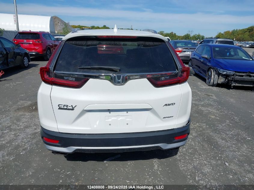 2022 Honda Cr-V Sport VIN: 2HKRW2H42NH205628 Lot: 12408808