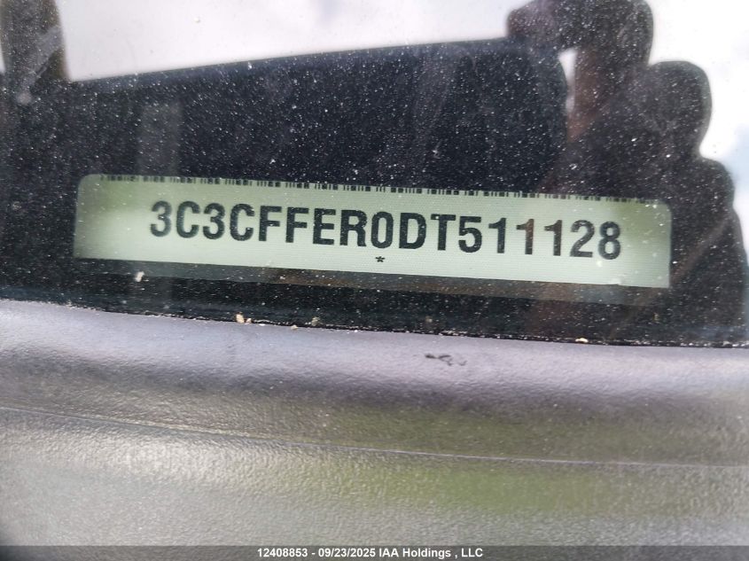 2013 Fiat 500 Lounge VIN: 3C3CFFER0DT511128 Lot: 12408853