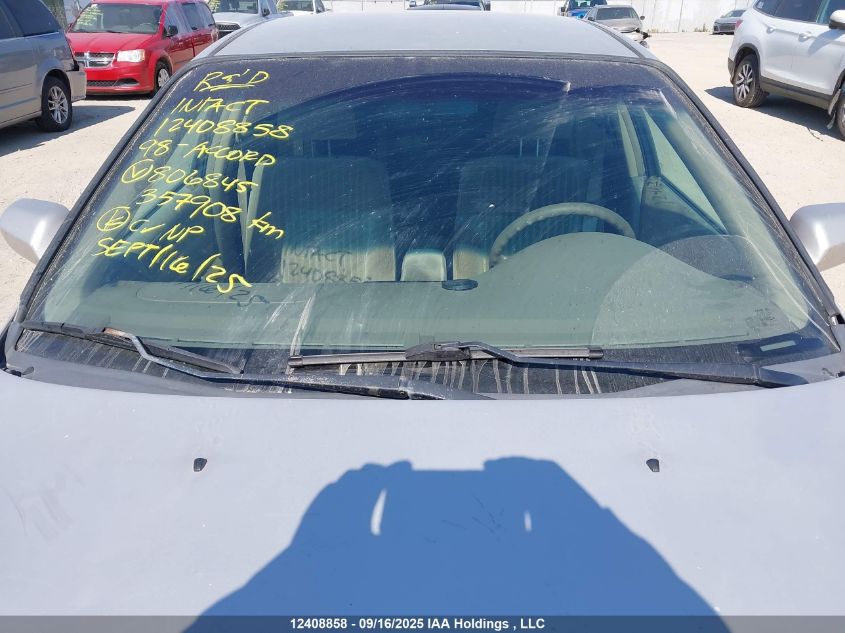 1998 Honda Accord Lx VIN: 1HGCG5640WA806845 Lot: 12408858