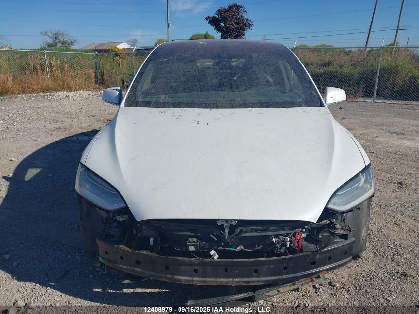 2021 Tesla Model X VIN: 5YJXCBE26MF322578 Lot: 12408979