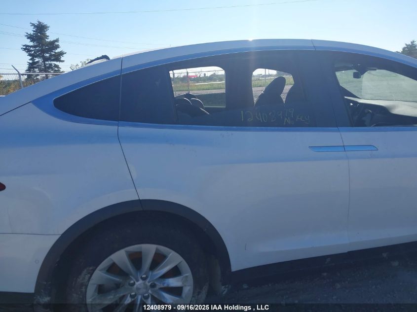 2021 Tesla Model X VIN: 5YJXCBE26MF322578 Lot: 12408979