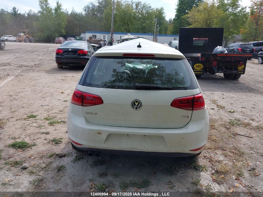 2017 Volkswagen Golf 1.8 Tsi Comfortline/1.8 Tsi Highline/1.8 Tsi Trendline VIN: 3VW217AU4HM054942 Lot: 12408994