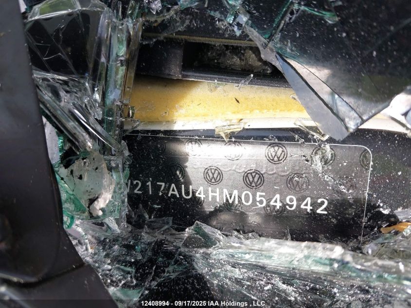 2017 Volkswagen Golf 1.8 Tsi Comfortline/1.8 Tsi Highline/1.8 Tsi Trendline VIN: 3VW217AU4HM054942 Lot: 12408994