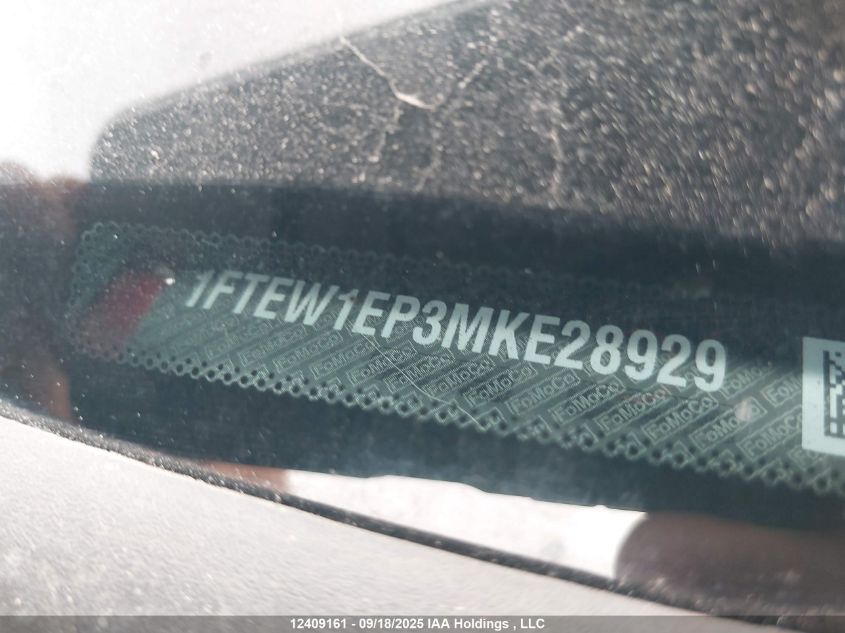 2021 Ford F-150 Xlt VIN: 1FTEW1EP3MKE28929 Lot: 12409161