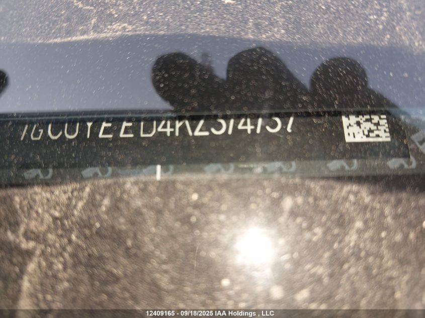 2019 Chevrolet Silverado 1500 Rst VIN: 1GCUYEED4KZ314137 Lot: 12409165