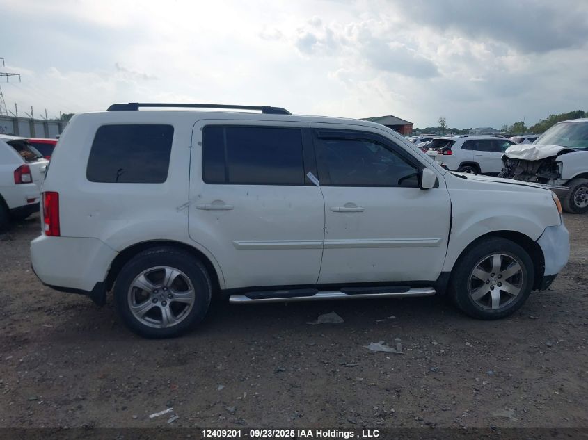 2013 Honda Pilot Exl VIN: 5FNYF4H54DB503353 Lot: 12409201