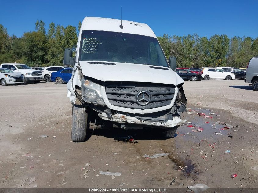 2018 Mercedes-Benz Sprinter 2500 High Roof V6 VIN: WD3BE8CDXJP616461 Lot: 12409224