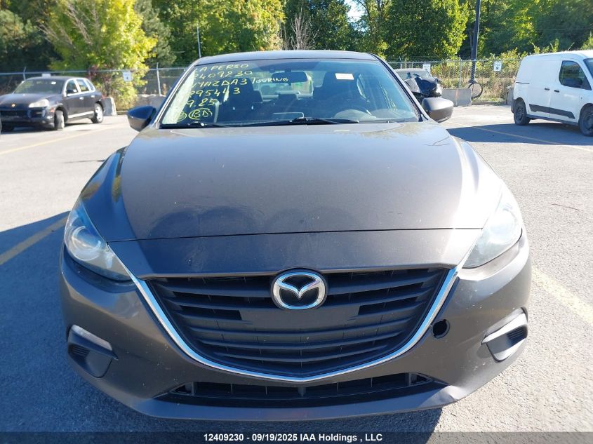2016 Mazda 3 Touring VIN: 3MZBM1V78GM295443 Lot: 12409230