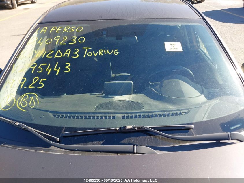 2016 Mazda 3 Touring VIN: 3MZBM1V78GM295443 Lot: 12409230