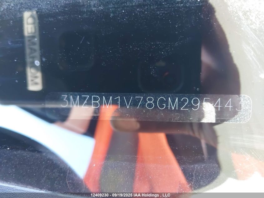 2016 Mazda 3 Touring VIN: 3MZBM1V78GM295443 Lot: 12409230