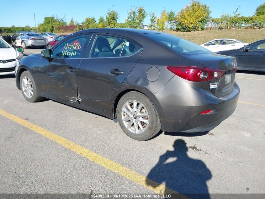 2016 Mazda 3 Touring VIN: 3MZBM1V78GM295443 Lot: 12409230