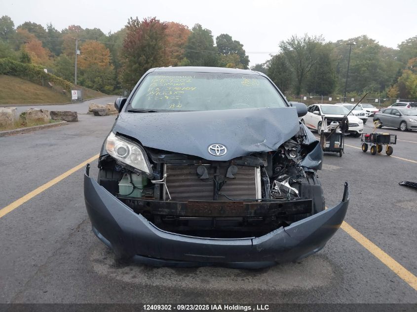 2013 Toyota Sienna Le V6 VIN: 5TDKK3DC6DS340104 Lot: 12409302