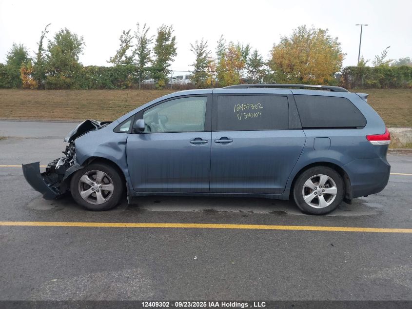 2013 Toyota Sienna Le V6 VIN: 5TDKK3DC6DS340104 Lot: 12409302