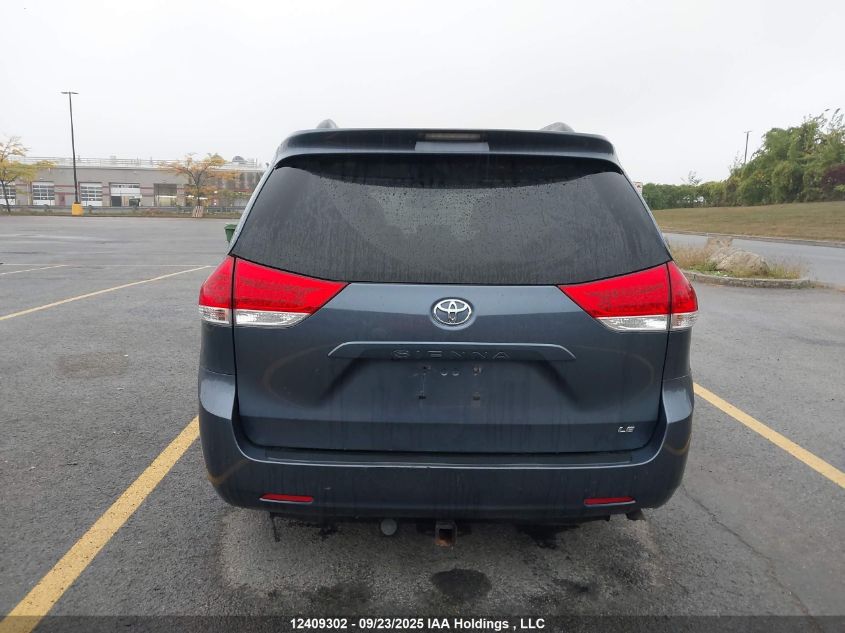 2013 Toyota Sienna Le V6 VIN: 5TDKK3DC6DS340104 Lot: 12409302