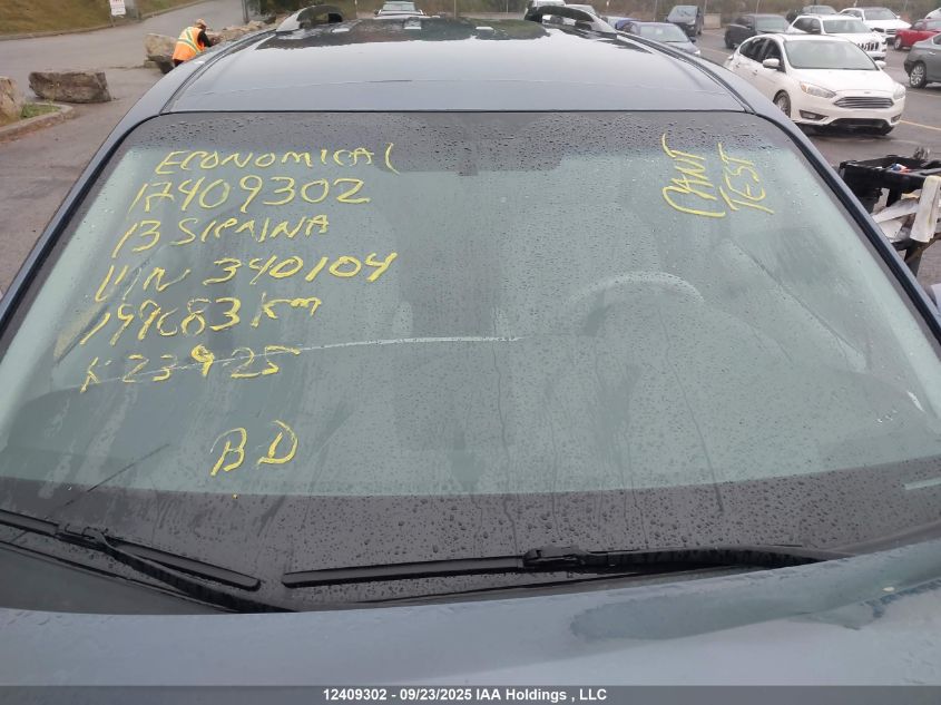 2013 Toyota Sienna Le V6 VIN: 5TDKK3DC6DS340104 Lot: 12409302