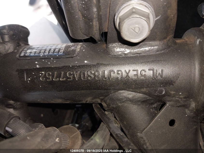 2025 Kawasaki Ex500 A/B VIN: ML5EXGJ18SDA57752 Lot: 12409370