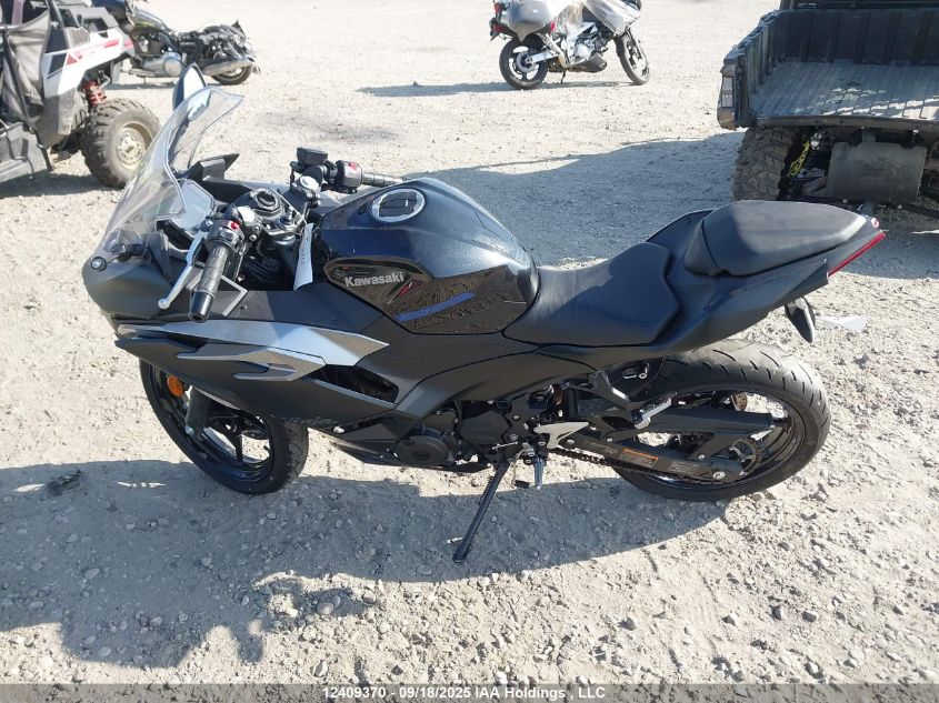 2025 Kawasaki Ex500 A/B VIN: ML5EXGJ18SDA57752 Lot: 12409370