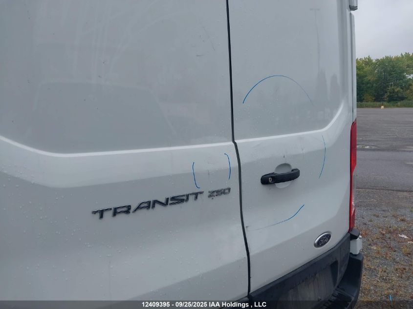 2022 Ford Transit T-250 VIN: 1FTBR1C80NKA80126 Lot: 12409395