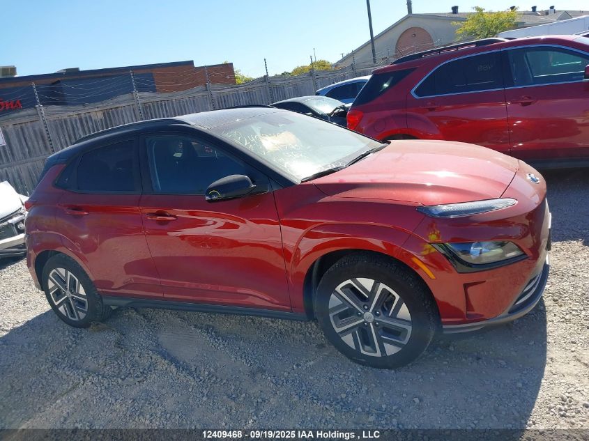 2023 Hyundai Kona Electric Preferred With Two-Tone Roof VIN: KM8K23AGXPU191795 Lot: 12409468