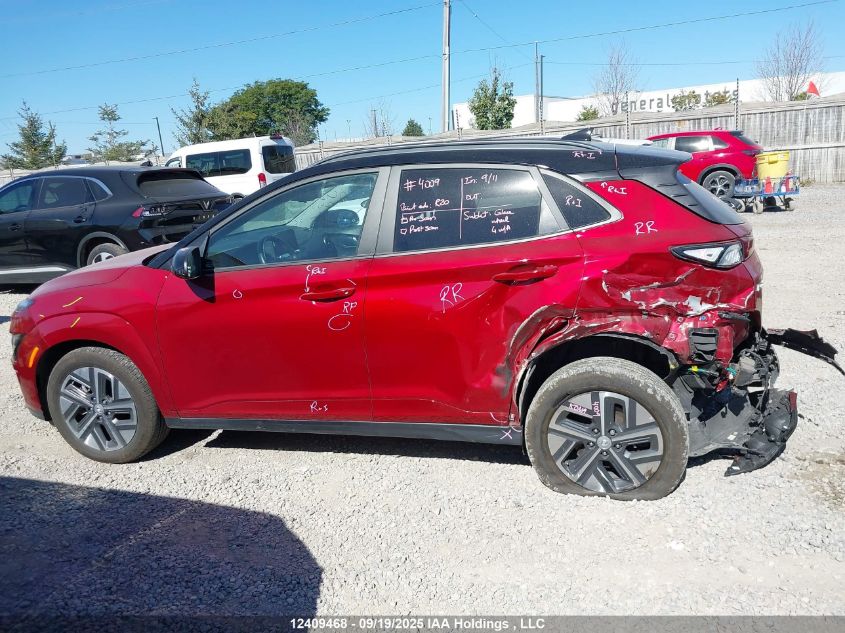 2023 Hyundai Kona Electric Preferred With Two-Tone Roof VIN: KM8K23AGXPU191795 Lot: 12409468
