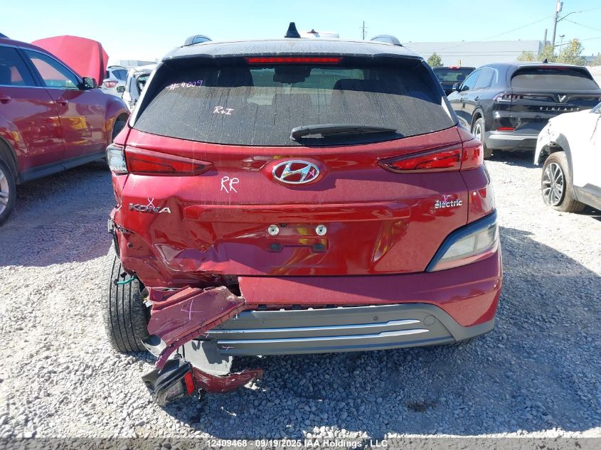 2023 Hyundai Kona Electric Preferred With Two-Tone Roof VIN: KM8K23AGXPU191795 Lot: 12409468