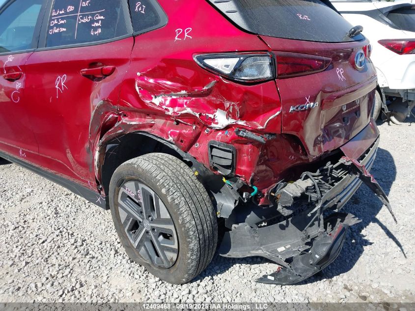 2023 Hyundai Kona Electric Preferred With Two-Tone Roof VIN: KM8K23AGXPU191795 Lot: 12409468