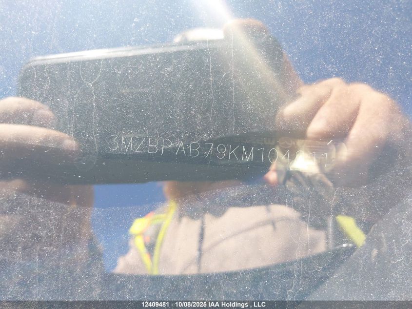 2019 Mazda 3 VIN: 3MZBPAB79KM104911 Lot: 12409481